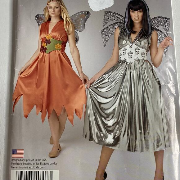 Simplicity Fairy Costume Pattern #S0318 Sprite Nymph Cosplay 8 10 14 16 18 UNCUT - Picture 2 of 12